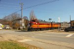 470 Club Excursion passes the Bartlett Freighthouse